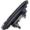 ECCPP Exterior Door Handle 1996-2000 for Honda for Civic Outer Replacement Front Rear Driver Left Passenger Right 4pcs Black