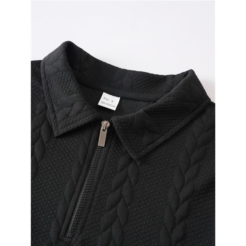 Men's Polo Shirt New Summer Short Sleeve Casual Solid Color Turn-down Collar Tee Loose Fit Tops