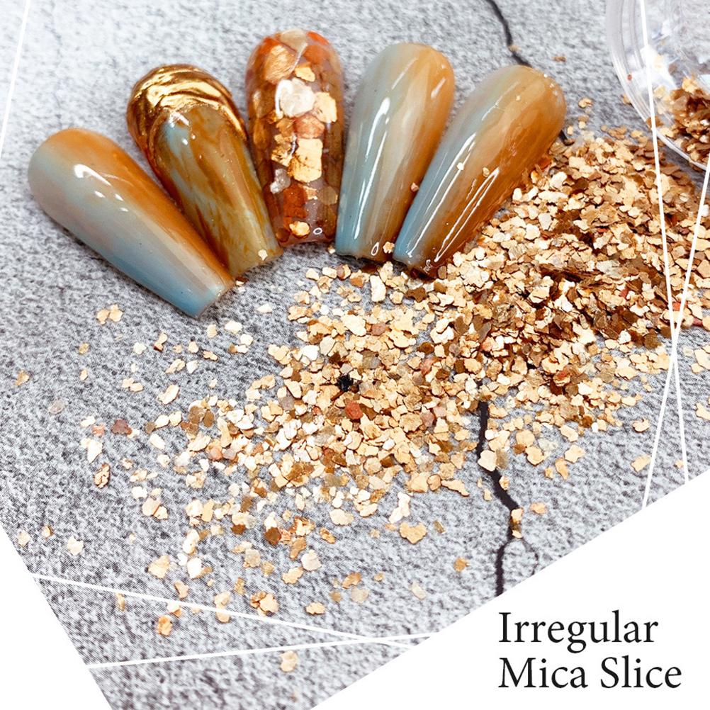Mica Nails Glitter Flakes Nail Art Irregular Sequins Autumn Winter Japanese Nail Art Decoration