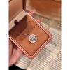 Rotatable Compass Necklace for Women, Light Luxury Niche High-End Design Pendant Accessory, Clavicle Chain Women's Jewelry with Rotating Feature