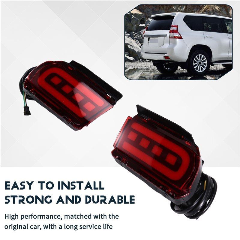 For Toyota Land Cruiser Prado 150 LC150 FJ150 GRJ150 2010 -  Rear Bumper Brake Light Turn Signal Light