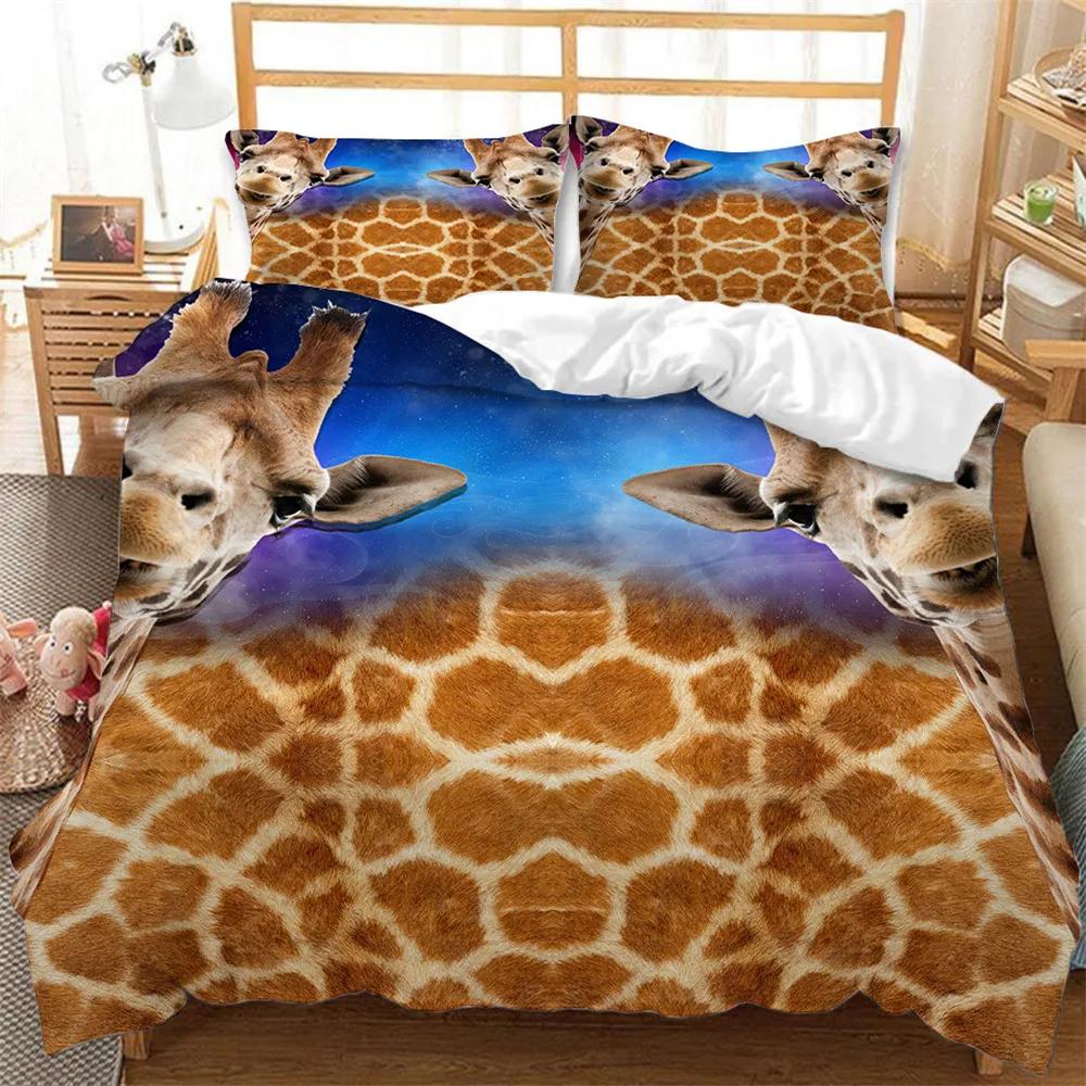 

Durable Vibrant Dropshipping Sets Leopard Snake Skin Luxury High quality Home Textile no Queen Comforter Comforter (quilt)-EU Single(135*200cm)3pcs