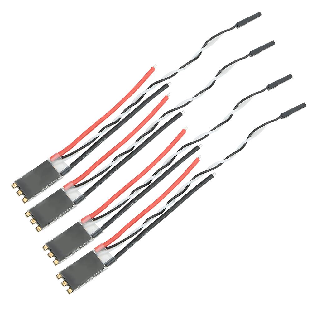 4PCS 20AS Brushless ESC Fast Switching Upgrade Parts Fit for FVT LittleBee(KS01813*4)(Black )