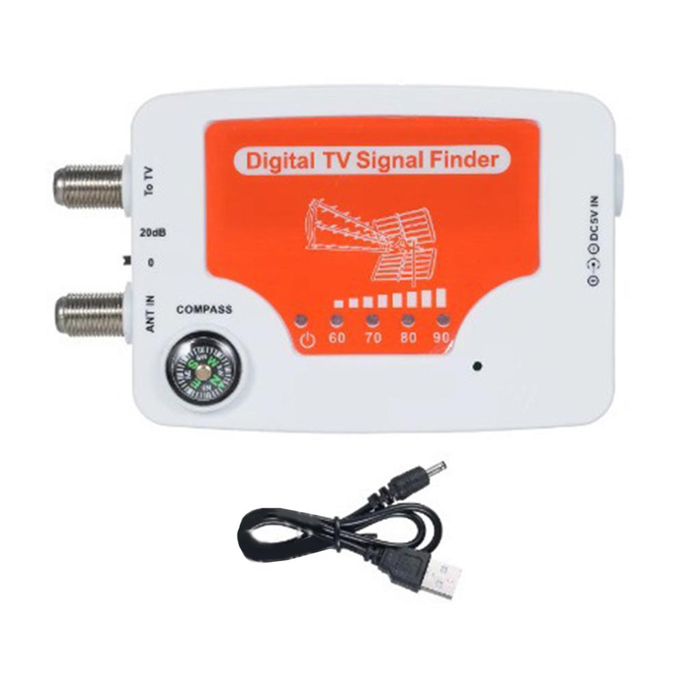 

Цифровий шукач сигналу ТБ Цифрова антена Антена для наземного ТБ Вимірювач сили сигналу Вимірювач сили сигналу з компасом China Mainland