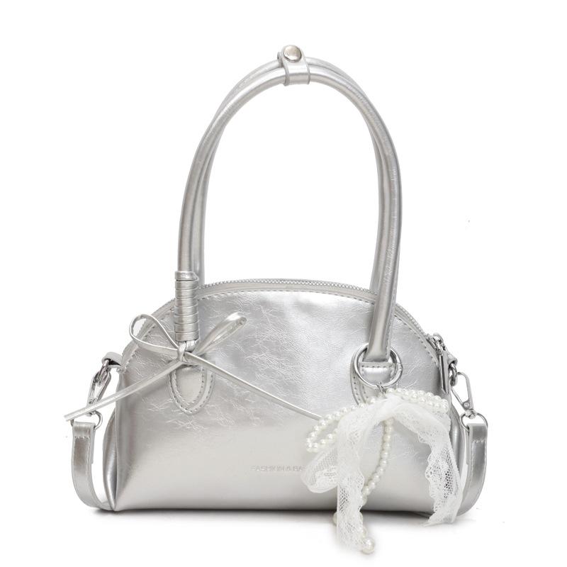 Mode vielseitige Schleifenhandtasche Damen Sommer neu hochwertig Messenger Muscheltasche