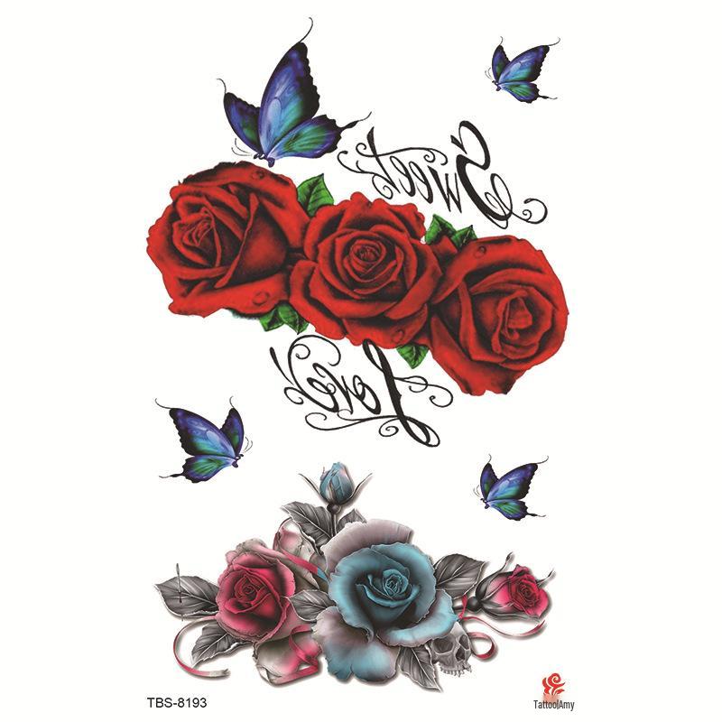 Wasserdichtes Ganzarm Totemsymbol Tattoo Aufkleber Set