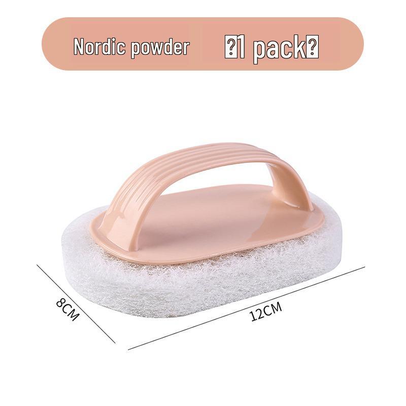 Multi-Purpose Cleaning Brush Set with Handle: Bathroom, Tile, Toilet, Floor, Kitchen, and Dishwashing Scrubber