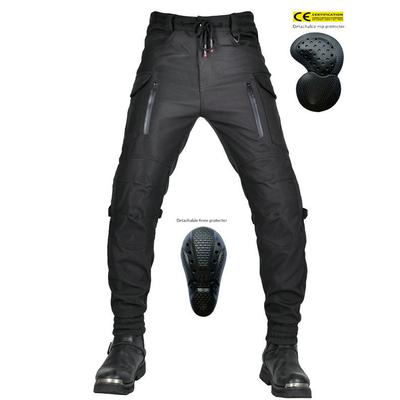 Wasserdichte winddichte Herren Motorrad Reithosen mit CE-Protektoren Reflektierend Motocross Racing Motorrad Radhosen
