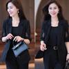 Women's  Summer Slim Fit Three-Piece Suit: Professional, Stylish, Harem Pants.