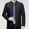 2024 Spring Business Casual Turn-Down Collar Jacket for Middle-Aged Men