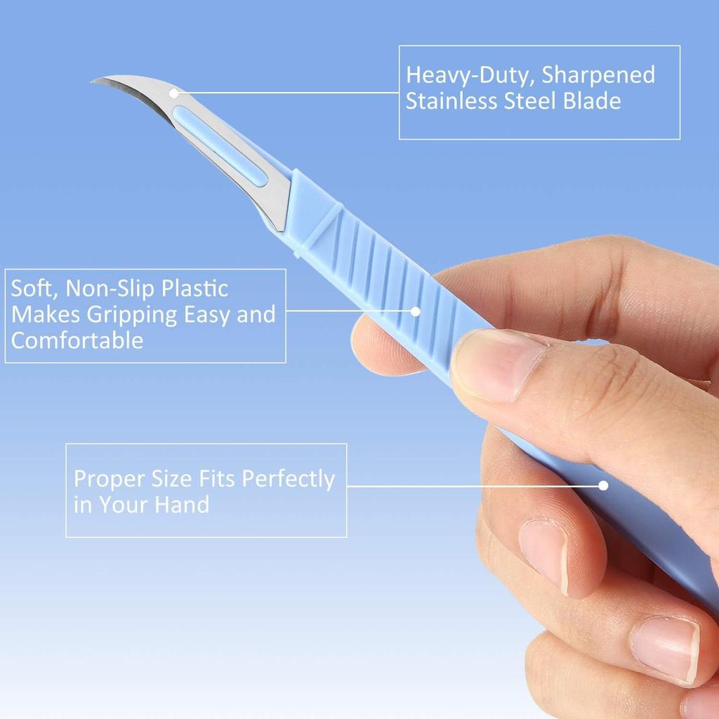 5pcs Blue Sewing Ripper Kit with Thread Unpicker, Seam Ripper, and Cutter Scissors for Stitch Removal