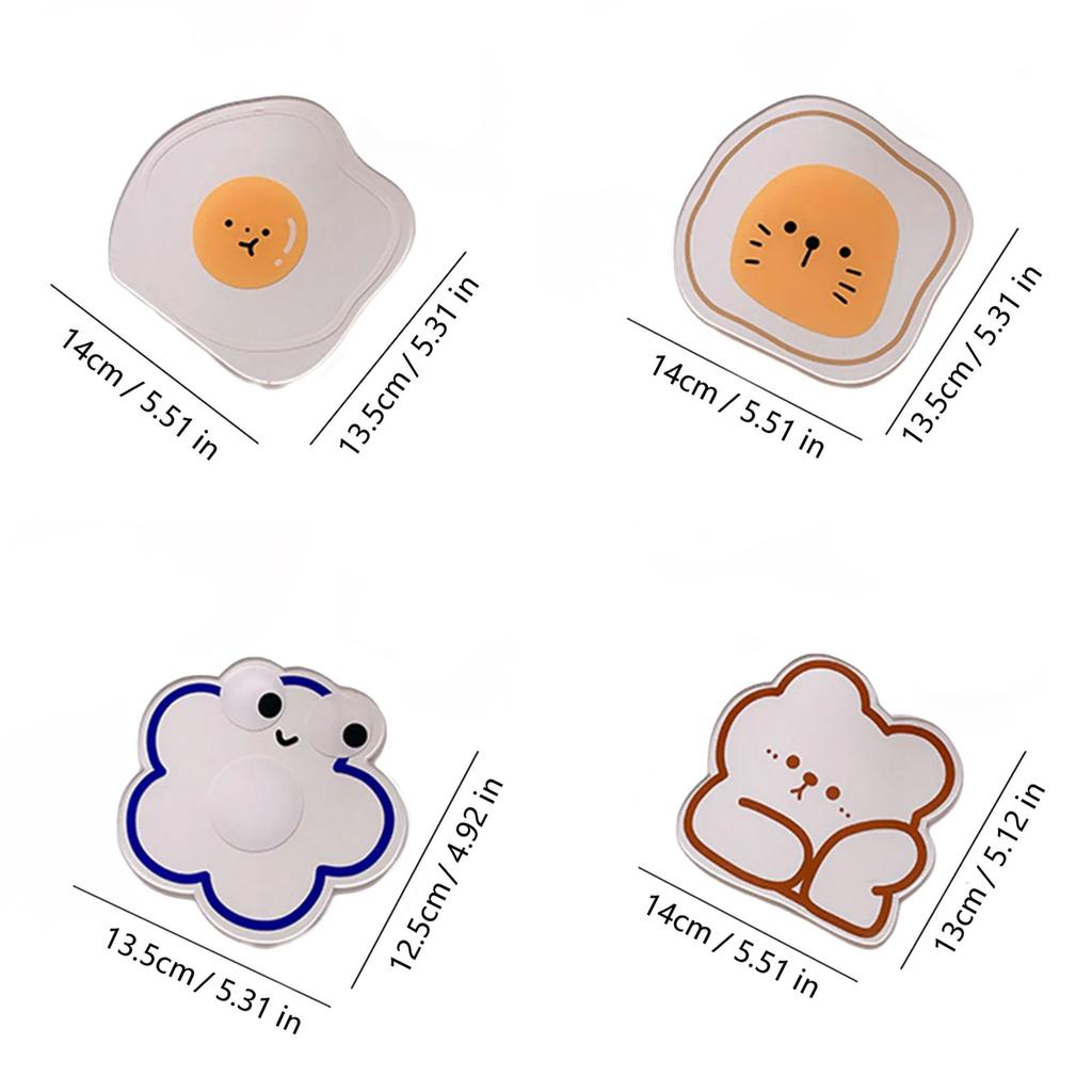 Practical Acrylic Placemat Scratch Resistant Surfaces Coasters Dishwasher Safe Homes Coffee Shop Essential