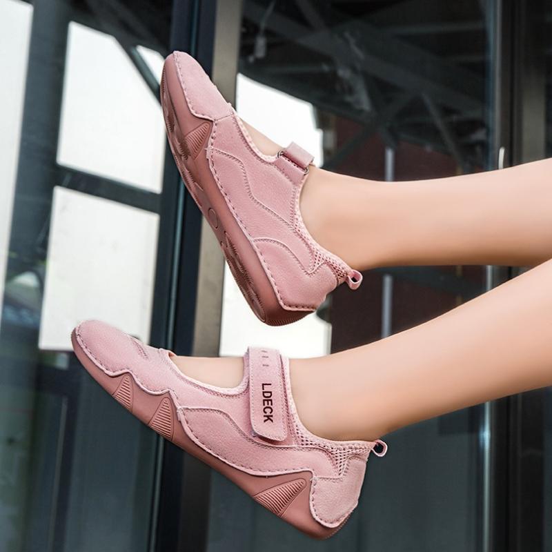 Fashion High Quality Fashion Women's Flat Shoes Round Toe Shallow Shoes Casual Breathable Slip-on Flat Outdoor Ladies Mary Jane Shoes