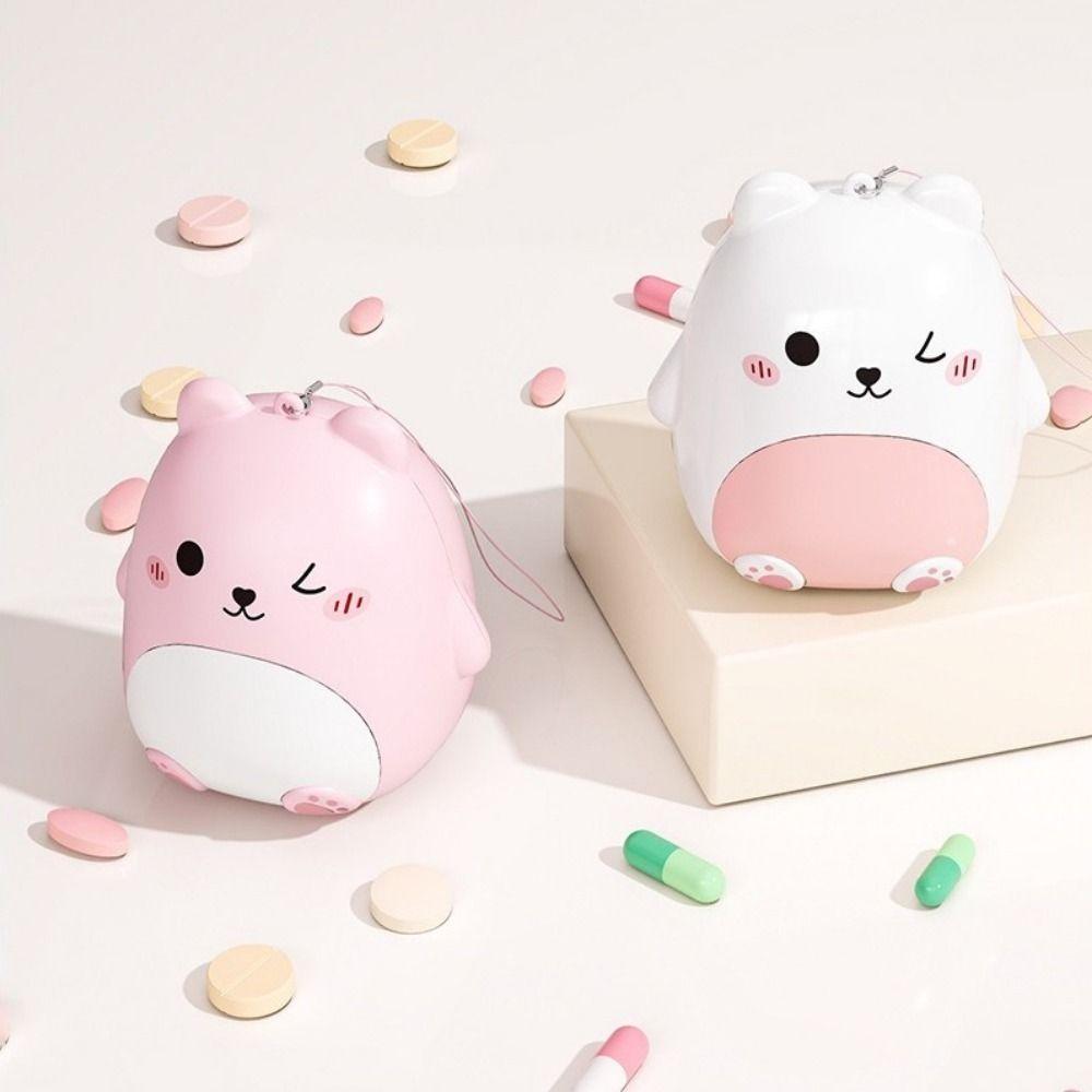 5-Compartment Medicine Storage Box Sealed Medicines Dispenser Mini Pill Case  Going Out