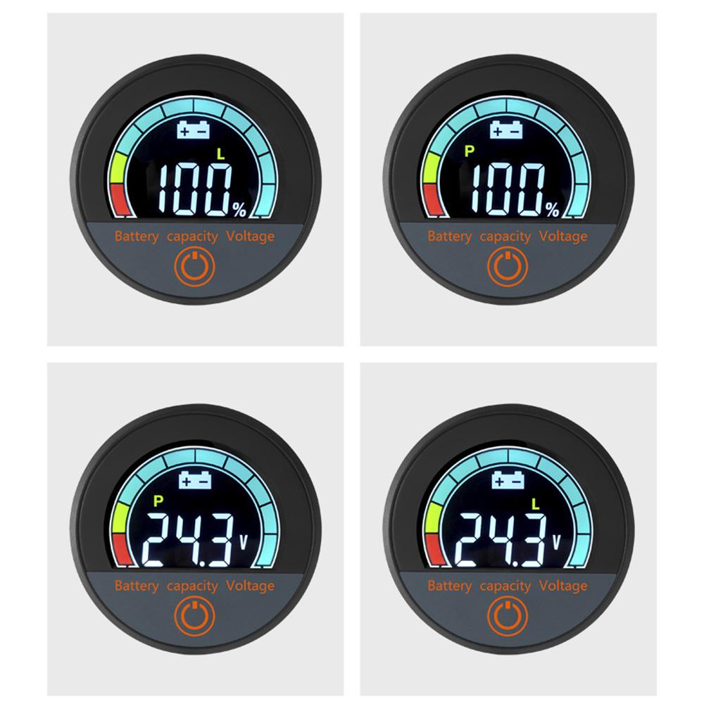 DC 8-100V Embedded Digital Voltmeter Electrical Indicator Waterproof Battery Capacity Monitor Automotive Voltmeter Tester