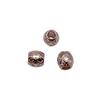 Vintage Floral Pattern Cylinder Beads Antique Style Large Hole Spacers For DIY