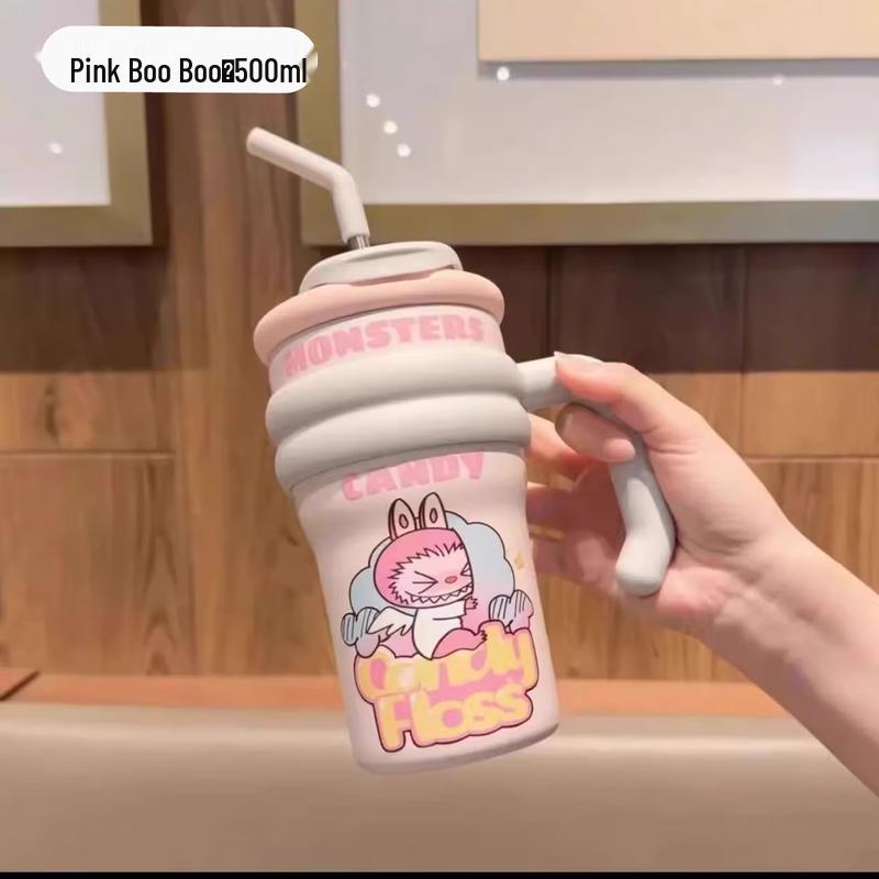 Taozhi Stainless Steel Insulated Straw Bottle