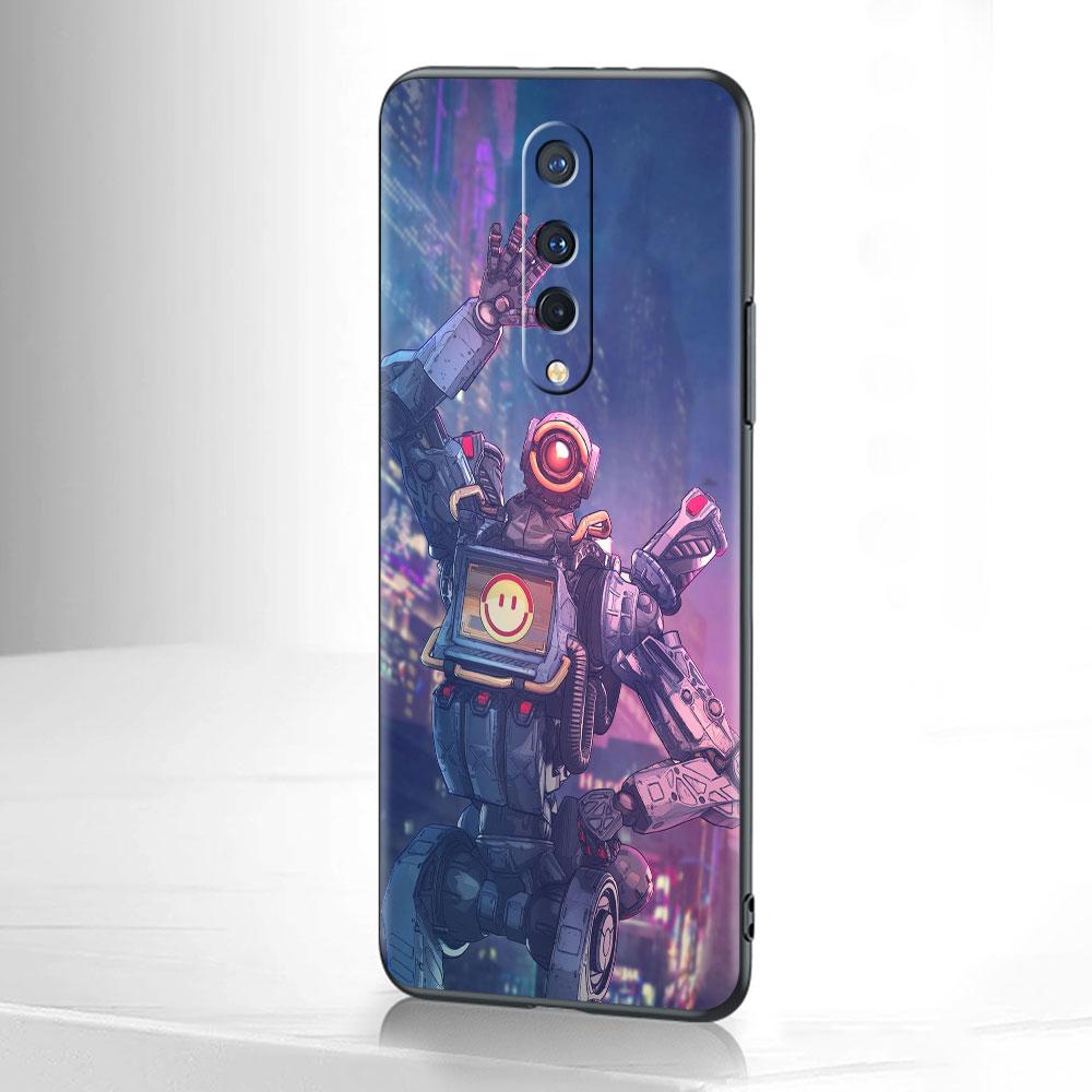 Custodia Morbida Per OnePlus 8T 7 9 8 Pro Nord 2 Z N10 5G 9R N100 7T 6T N200 CE Nera Guscio in Silicone Copertura Telefono Gioco Apex Legends Capa