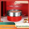 Adneny 410 Stainless Steel 2-Layer Steamer Pot