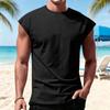 Men's Casual Button Front Vest Sleeveless Tank Top for Everyday Wear