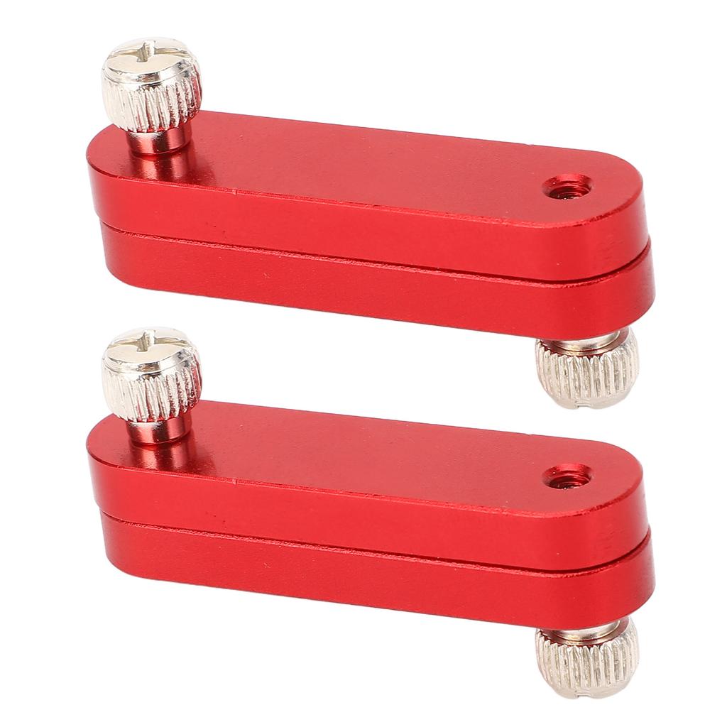 2PCS Ruler Positioning Block Aluminum Alloy Adjutsable Ruler Positioning Limit Block