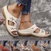 Soft Cushion Sandals For Women Summer Ladies Fashion Wedge Heel Embroidery Flower Sandals Women'S Shoes Sandalias De TacóN