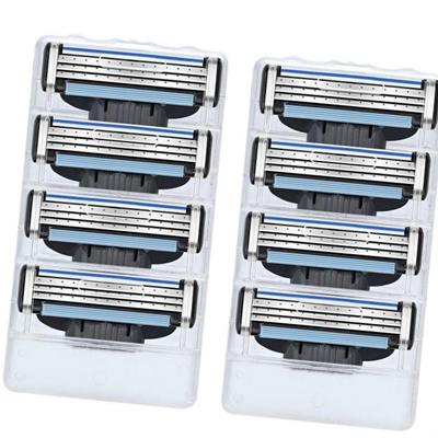 High Quality 8pcs/lot Razor Blades,Compatible for Mache 3 Machine Shaving Razor Blade for Men Face Care