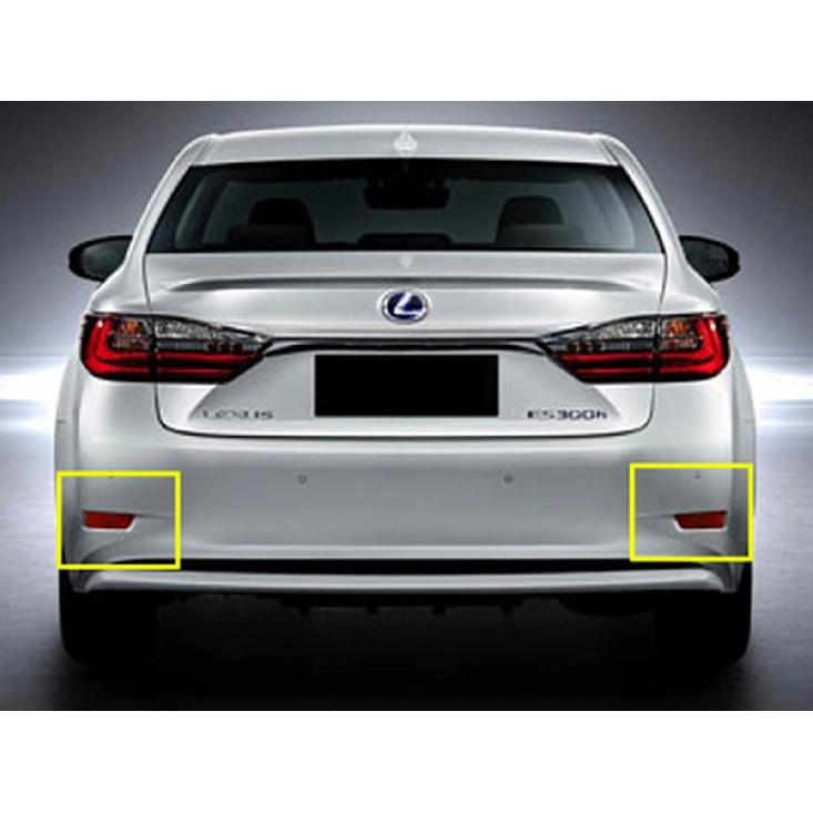 ANGRONG 2x LED Rear Bumper Reflector Signal Tail Stop Brake Light Lamps Red For Lexus GS250 ES350 Toyota Corolla