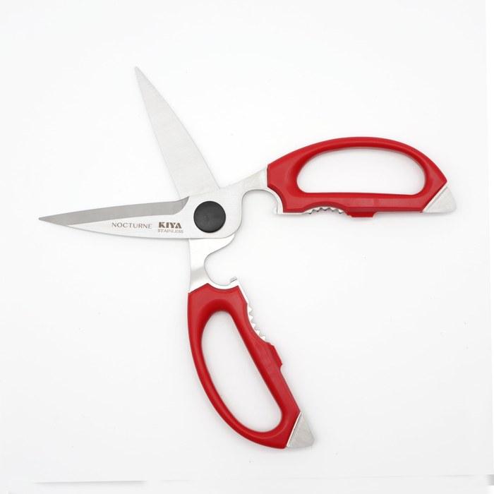 Kiya Cooking Scissors Kitchen Shears Nocturne (Red) 210mm