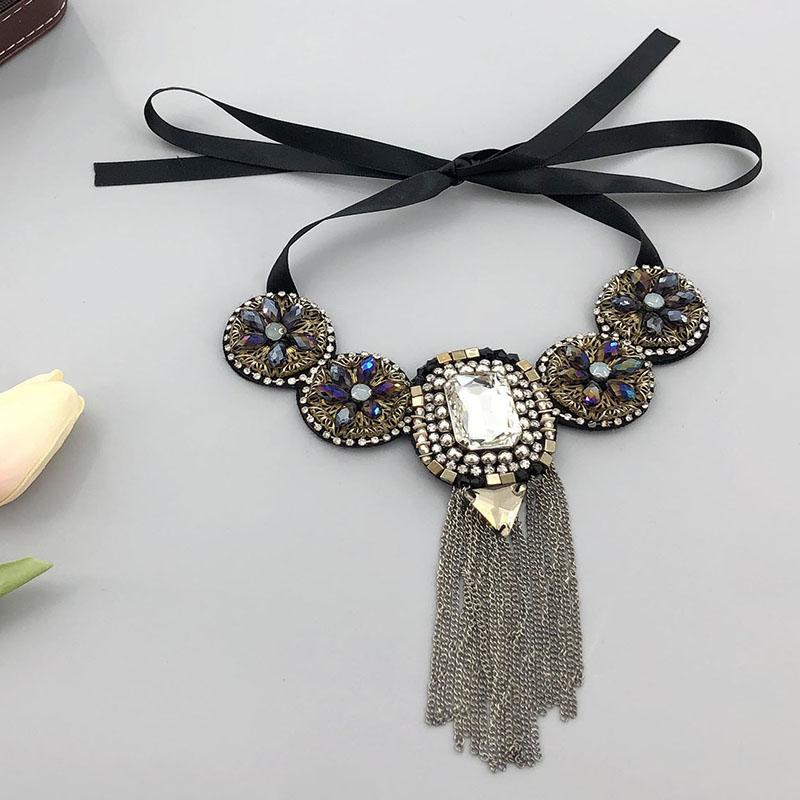 Pearl Women Shirt False Collars Crystal Removable Collar For Women Necklace Fake Collar Detachable Diamond Lacklace Nep Kraagie