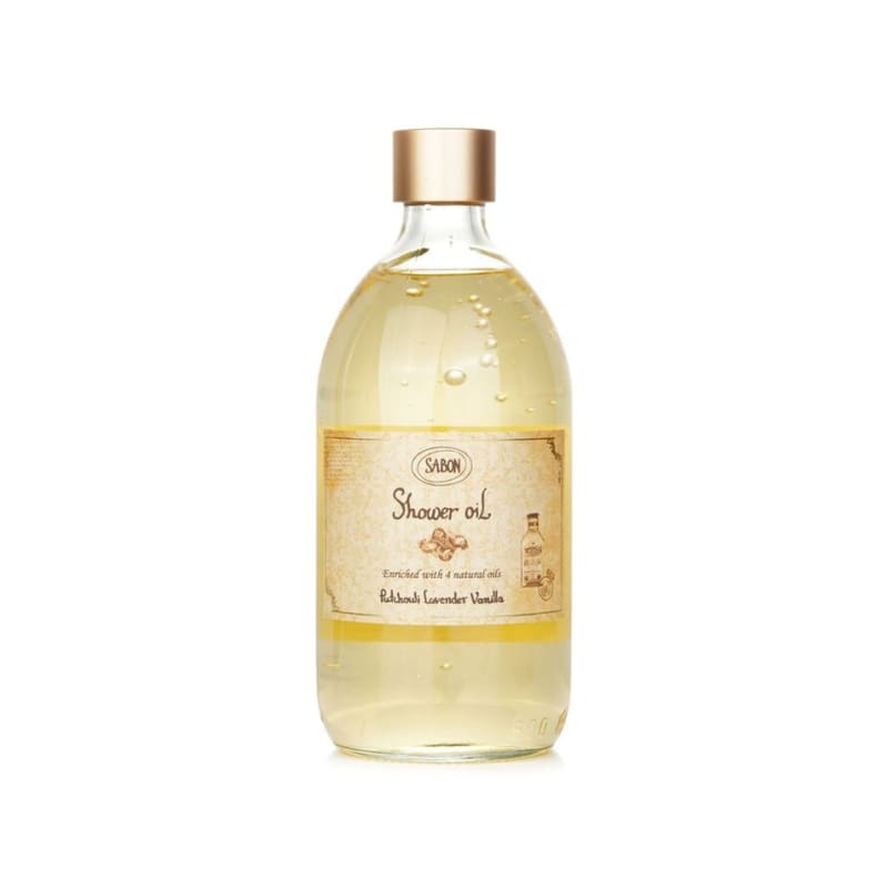 Sabon Shower Oil Patchouli Lavender Vanilla 500ml