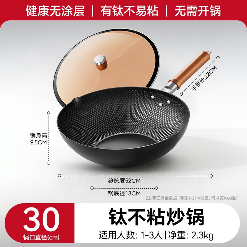 Sacon Titanium-Iron Non-stick Wok