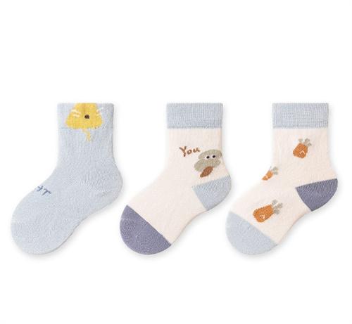 3Pairs/lot Newborn Socks For Girls Boys Spring Cotton Toddler Socks For Infant Girl Boy 0-5Years Cute Soft Children's Sock