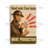 Artisian Army Metal Plate Soldier Tin Plaque Patriotism War Decorative Sign Wall Decor Garage Bar Pub Club Hotel Kitchen Home