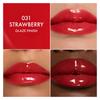 DIOR 's 26th spring limited edition lip gloss, hydrating, clear and pure plump lips, cosmetics #031 STRAWBERRY No gift box, no gift bag