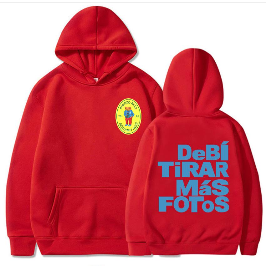 DTMF Debí Tirar Más Fotos 2025 Nové Album Mikiny Bad Bunny Slavný Zpěvák Mikiny Grafický Potisk Oblečení Dámská Mikina Dívky