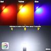 MAXGTRS 2x Two Color Switch T10 LED W5W Car Side Interior lights 12V Bulb 2835 Chips 194 168 White 6000K Parking Dome Lamps