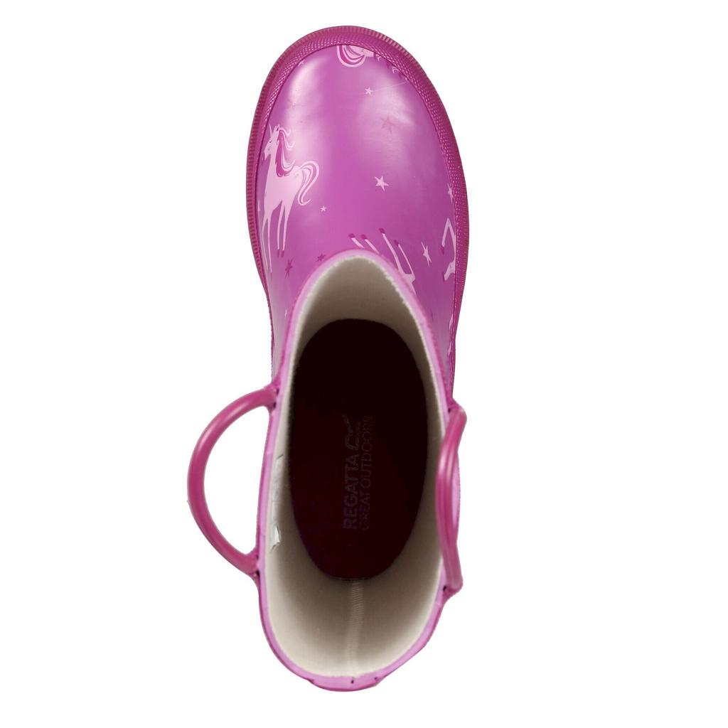 Regatta Great Outdoors Childrens/Kids Minnow Patterned Wellington Boots
