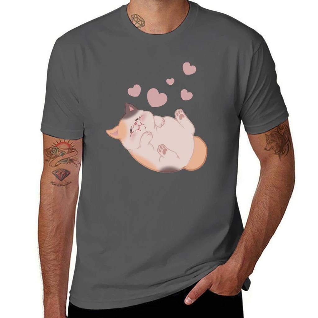 FFXIV Fat Cat TShirt Comfort Stretch Tee Shirt