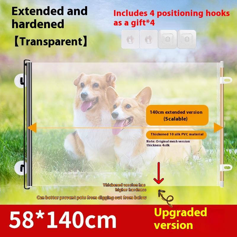 Safety Pet Mesh Fence Cat Gate Retractable Safety Gates For Pets No Drilling Barrier Childproofing For Small Medium Large Breeds