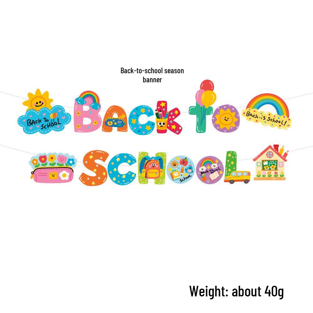 Birthday & Holiday Fishtail Bunting Banner for Parties