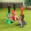 Floor Simulation Jack Stands Lift Pair Rack For Remote Toy Car Truck Tire Change Lifting Support Stand Scene Accessories