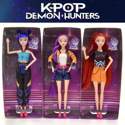 NEW Anime KPop Demon Hunters Doll Vinyl Toy Rumi Mira Zoi Character Vinyl Mask Figurine Birthday Gift Fan Club Girls Xmas Gifts