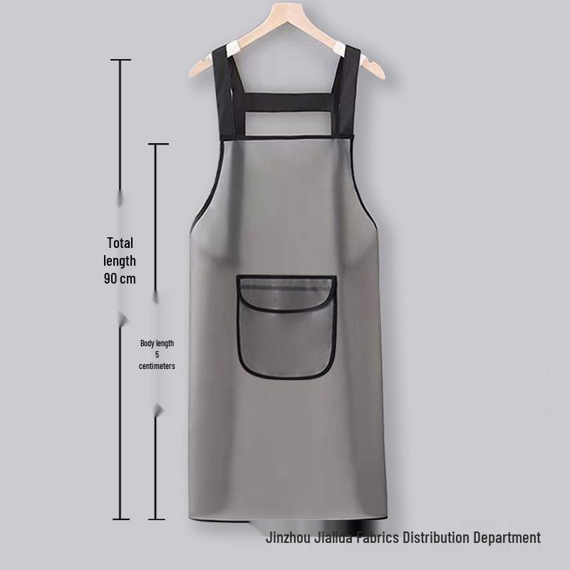 Waterproof Oil Apron - Adult Size for Kitchen, Seafood Cooking, Dishwashing, and Restaurant Work