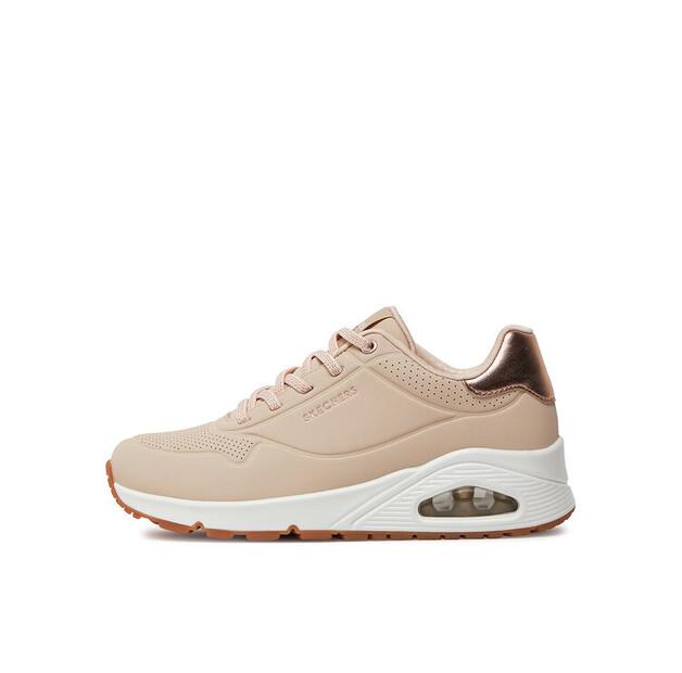 Skechers кроссовки Uno Shimmer Away 155196/NAT розовый