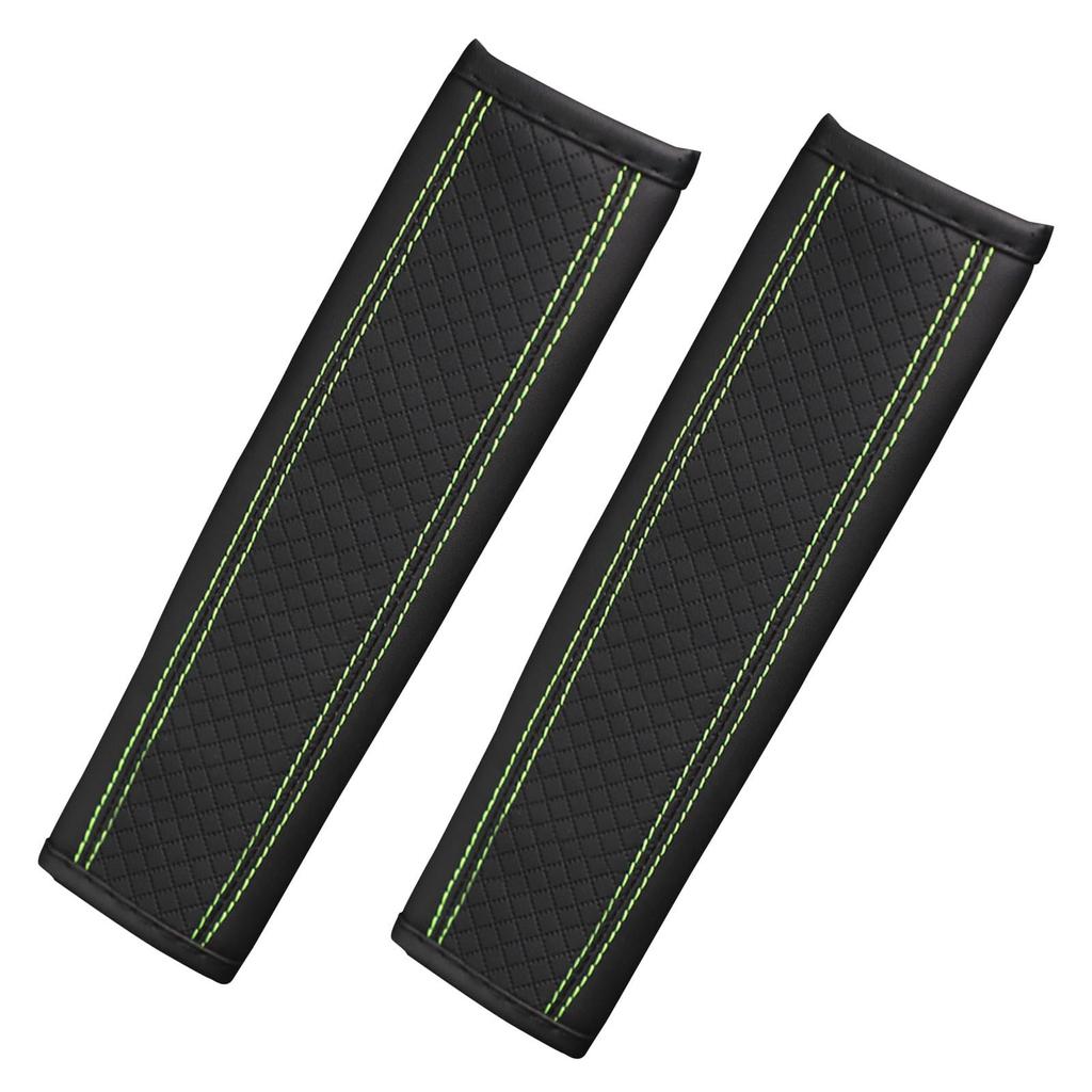 2pcs Leather Car Accessories Seat Belt Cover Universal Seat Belt Pad Seat Belt Cover