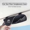 Leder Auto Brillenbox Sonnenbrillen Aufbewahrungs Halter Für C3 C5 C1 C2 Berlingo Celysee Cactus Picasso Aircross Saxo Grand