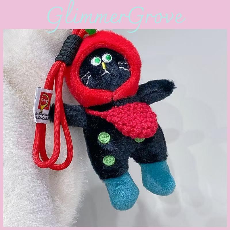 Delightful Cat Plush Doll Keychain Fluffy Texture Ideal For Kids And Cat Alike Lovers