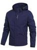 Spring and Autumn Men's Waterproof Rain Jacket Lightweight Outer Hooded Outdoor Raincoat Hiking Windproof Jacket Climbing Outdoor Jackets