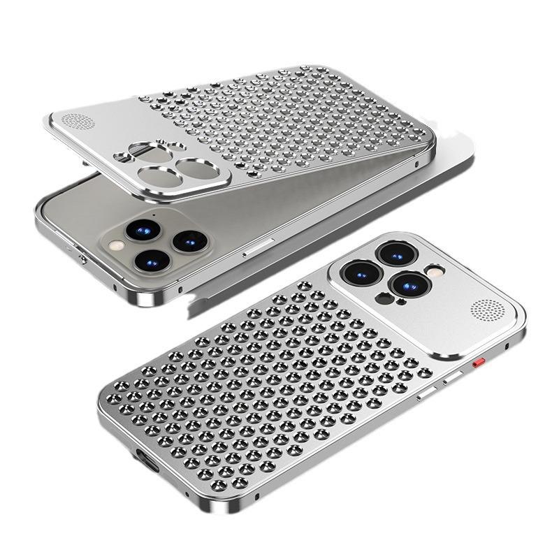 iPhone 12-15 Pro Max Aluminum Aromatherapy Cooling Case